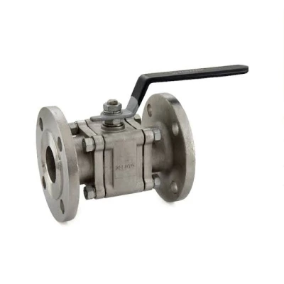 ZOLOTO Stainless Steel CF8 (S.S 304) Three Piece Design Ball Valve, Class-150 (Flanged) (1081A)